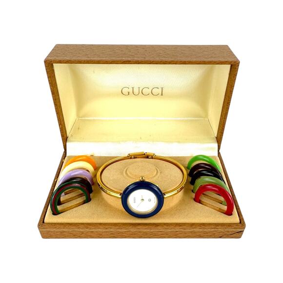 Gucci Vintage Interchangeable Bezel Watch - Picture 3 of 10